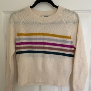 100% Cashmere Madewell Sweater Striped
